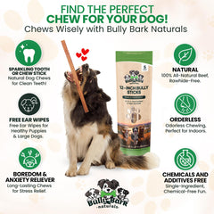 Bully Bark Naturals fully digestible chew suitable for gentle digestion