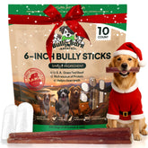 Bully Bark Naturals standard 6in bully sticks pack 1 — long-lasting chew for focused play