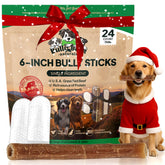 Bully Bark Naturals thin 6-inch bully stick pack for small dogs and puppies