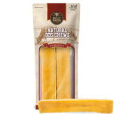 Bully Bunches extra large yak chews packaging highlights natural ingredients for safe chewing.