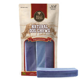 Bully Bunches medium blueberry yak chew closeup showing durable texture for long-lasting chewing.