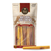 Bully Bunches premium bully stick closeup showing odor-free texture for long-lasting chews.
