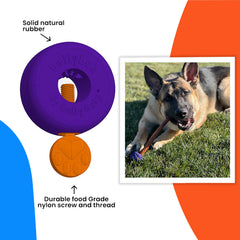 Bully Lok nylon screw locks tough chews securely.