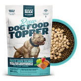Bully Max salmon toppers on kibble boost protein for active dogs