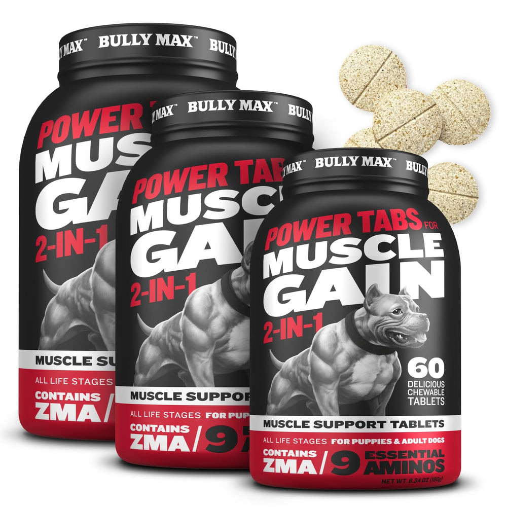 Bully Max Power Tabs puppy bottle pour: energizing growth for puppies