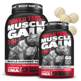 Bully Max Power Tabs puppy tablets bottle front view for muscle growth support