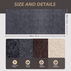 BumaiGo scratch-resistant mat is 0.2 inches thick with carpet texture.