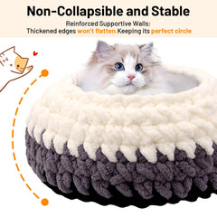 BUMUBI Rondo cat nest narrow entrance for curled-up cats