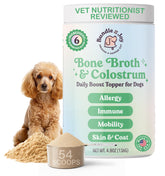 Bundle x Joy beef bone broth pour highlights rich color for hydration and palatable meals.