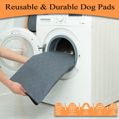 Bunlitent Washable Pee Pad flash-dry technology speeds drying and reduces tracking