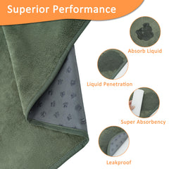 Bunlitent waterproof soft-surface pad offers comfortable feel for puppies.