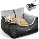 BurgeonNest dog car seat compact design keeps small dogs secure on road trips.