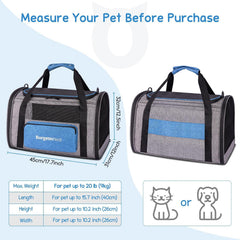BurgeonNest cat carrier three-door entry eases loading and unloading pets.