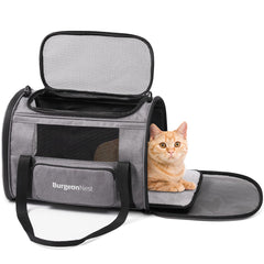 BurgeonNest cat carrier underseat airline-friendly design for small pets