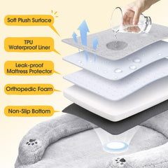 BurgeonNest bed bottom with non-slip grip on floor