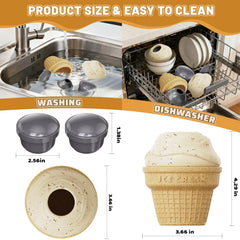 BURIESUR indestructible-frozen-treat-dispenser-dog-chew-toy for-small-dogs compact design and safe chewing