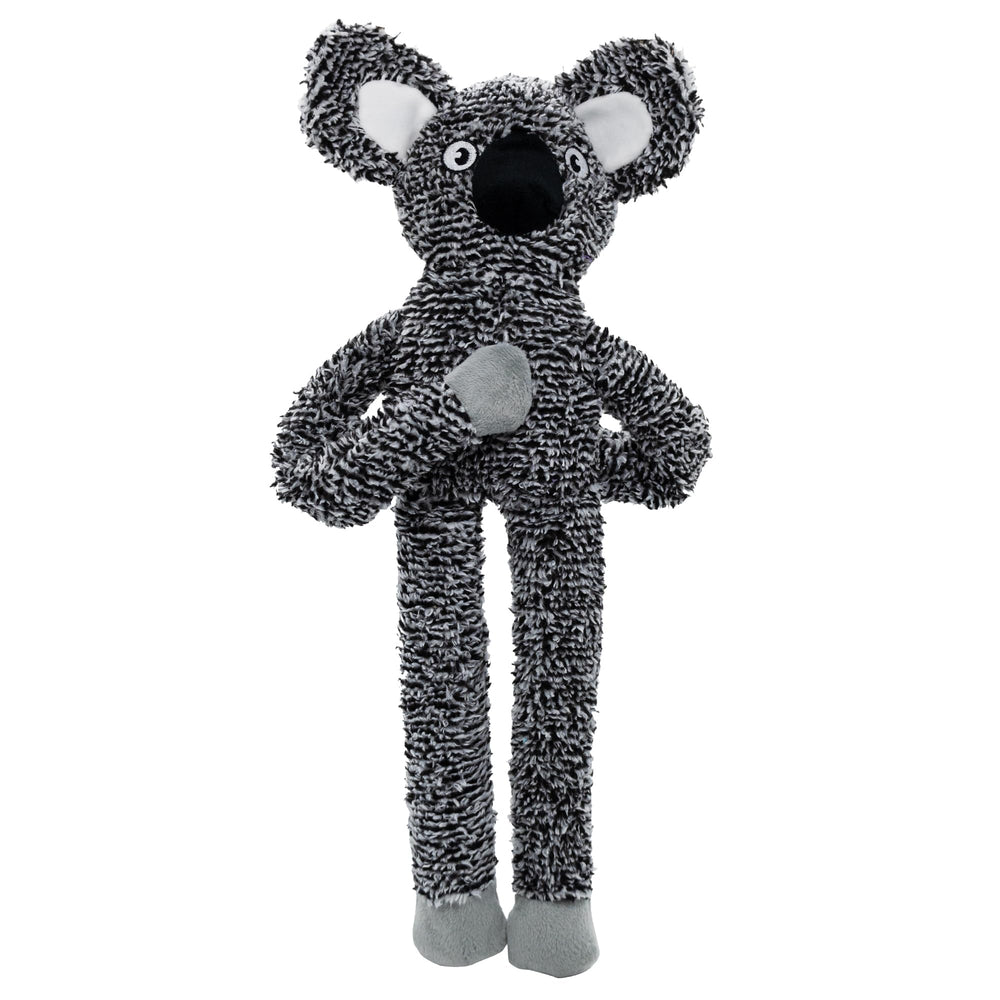 BUYPOW Koala no-stuffing dog toy with squeaker boosts interactive play for large dogs.