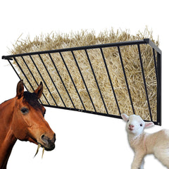 BUYYAH hay feeder 63-inch long provides ample feeding space for multiple horses.