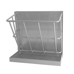 BUYYAH hay feeder front view showing spacious access for multiple goats