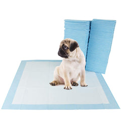 BV Puppy Pads showing leak-proof 6-layer design protecting floors