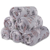 BVAGSS 6-pack small dog blanket folded neatly for easy storage and quick switching