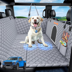 Bwakd XXL dog car seat cover backseat hammock illustrating extra space for comfortable dog lounging