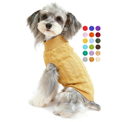 Bwealthest sudadera para perro con cuello turtleneck, visión frontal y confort inmediato