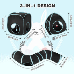 BWOGUE Bunny Tubes folded compact storage after adventures
