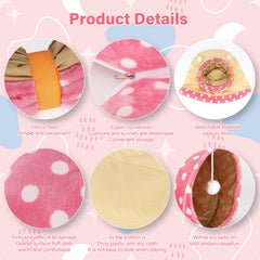 BWOGUE Bunny Tunnel Bed collapsible frame ready for storage or travel.