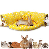 BWOGUE Bunny Tunnel Bed collapsible for quick storage and travel-friendly play.