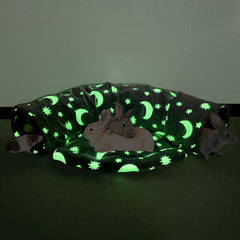 BWOGUE Bunny Tunnel Bed full setup demonstrates cozy hideout and play space