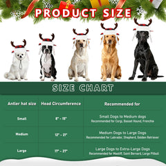 BWOGUE Christmas dog scarf in red plaid adds warmth and holiday flair.