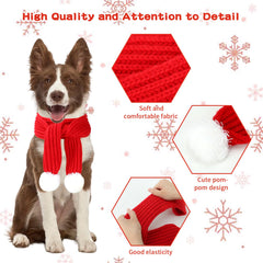 BWOGUE leather tag detail adds stylish holiday flair to scarf