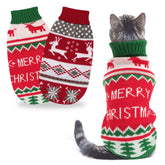 BWOGUE winter-knit cat sweater with reindeer pattern offers cozy warmth and festive look.