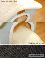 BXEBUI memory sponge dog house interior cushions for plush comfort.