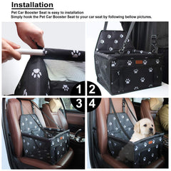 BYGD booster seat features rugged Oxford fabric for durability
