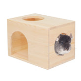 C-LIGHT Pet Chinchilla Hut front view provides a cozy hideout for relaxation.