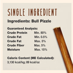 Cadet Bully Sticks long-lasting chew image suggests extended play.