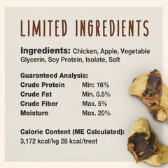Cadet Gourmet Chicken & Apple Wraps small-dog reward looks tasty and low-fat.