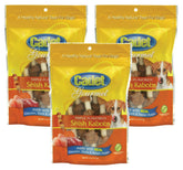 Cadet Gourmet Shish Kabobs packaging highlights premium dog treats for daily rewards.