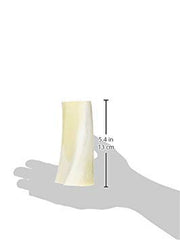 Cadet stuffed shin bone in action—dog chews while supporting dental health