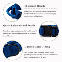 CADONO heavy buckle secures the collar for active dogs