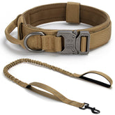 CADONO Tactical Dog Collar Set collar closeup highlights durable 1000D nylon.