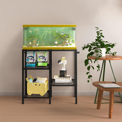 CADUKE three-tier shelves emphasize organized storage for tools and tanks