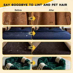 CAIBAO gloves offer versatile cleaning for furniture, bedding, carpets, and fabrics.