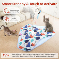 CaitPal bird-shaped-cat-toy captures realistic hunting urges in indoor setup.