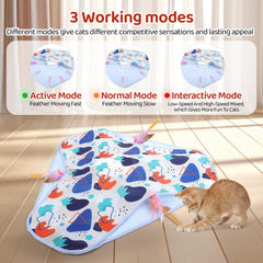 CaitPal three-in-one-cat-toy-play-modes showcases versatile kitten-to-adult play.