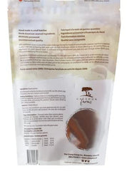 Caledon Farms Sweet Potato Dog Treat bag-angle reveals premium, small-batch quality for healthy snacking