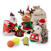 Calibonbon reindeer-plush-toy sparks joyful indoor play with a squeaker for small and medium dogs