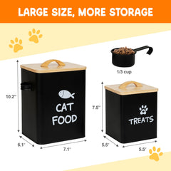 Calindiana large-capacity container stores kibble and treats neatly for daily use